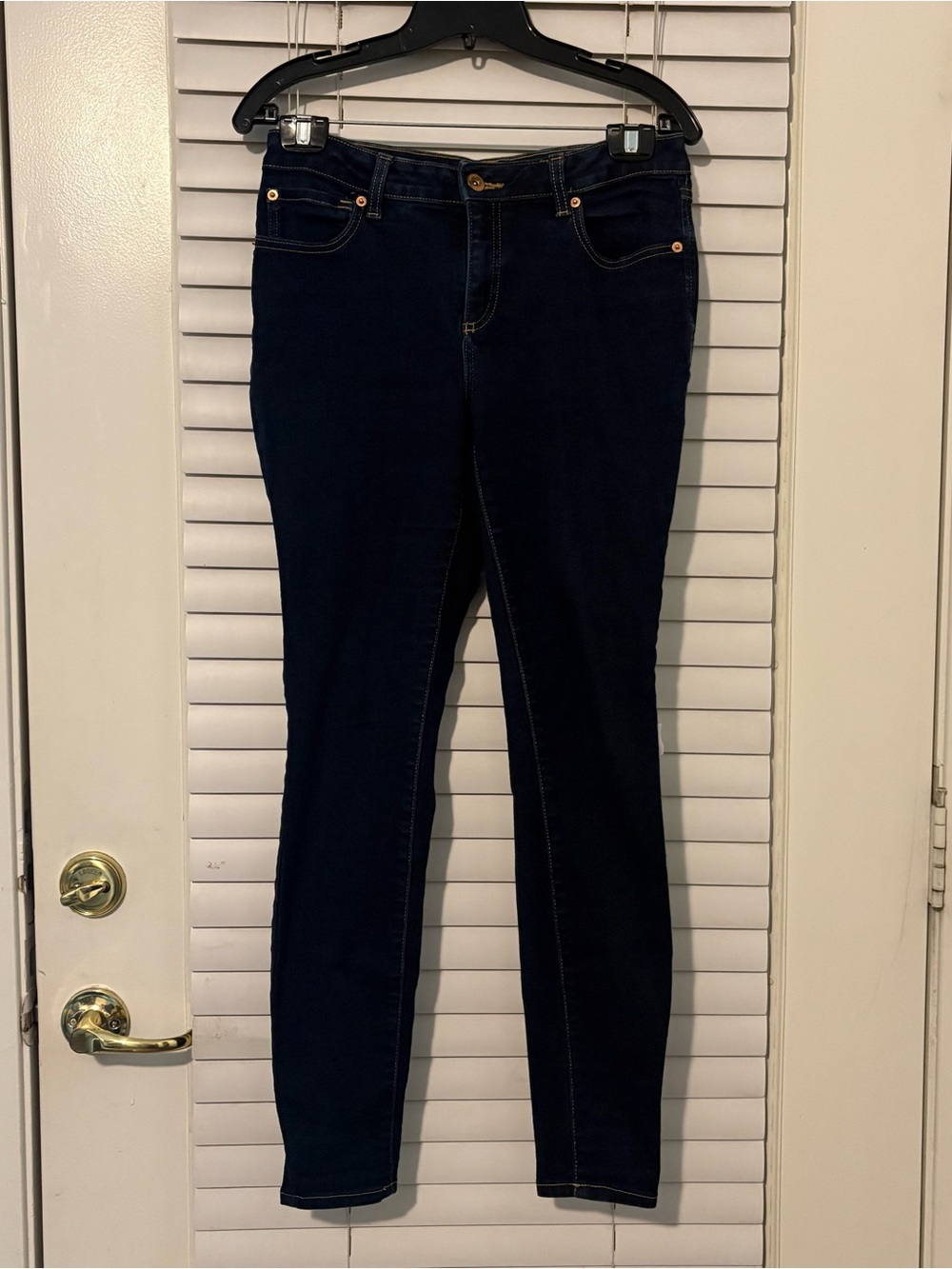 INC International Concepts INC Denim Mid Rise Skinny Jeans Women’s Size 6 Dark